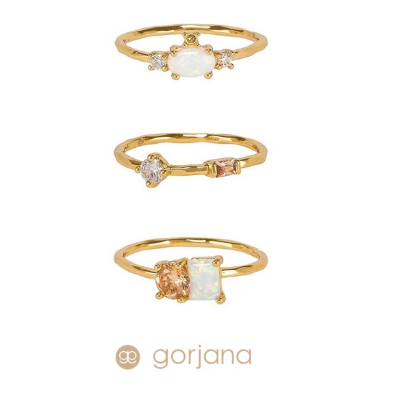 Gorjana Jewelry - Gorjana Hudson Ring Set | Gold | NWT ✨